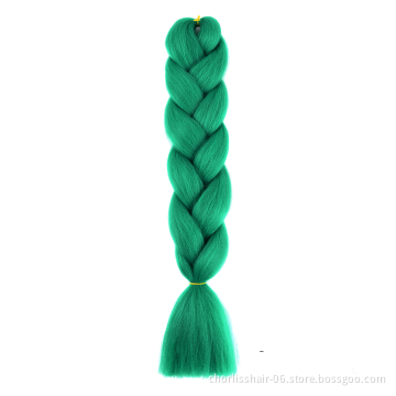 Wholesale 24'' Ombre Yaki Jumbo Braids Pre-stretched Crochet Synthetic Afro Braiding Hair Extensions Expression Braiding Hair